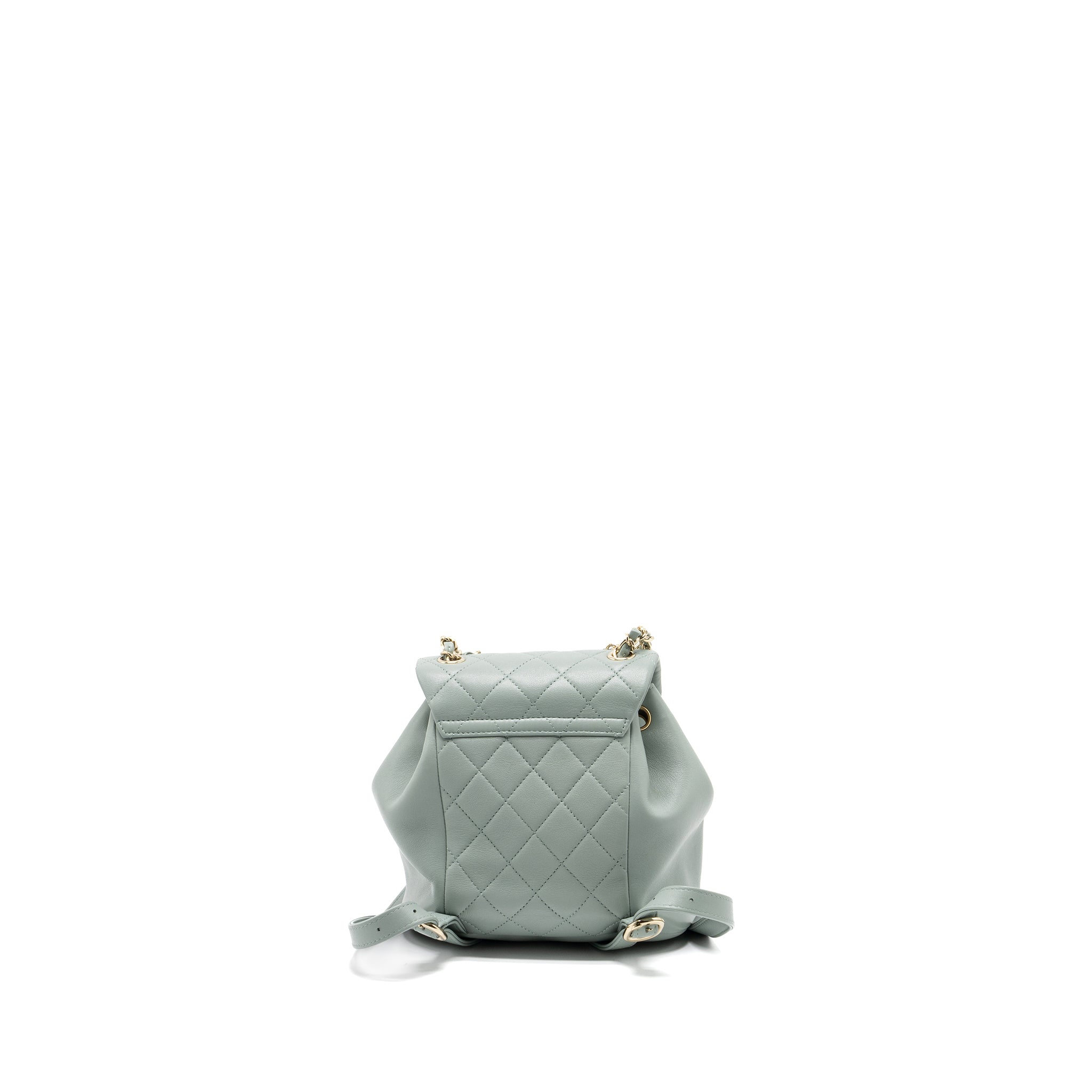 23C MINI DUMA BACKPACK CALFSKIN LIGHT GREY LGHW (MICROCHIP)