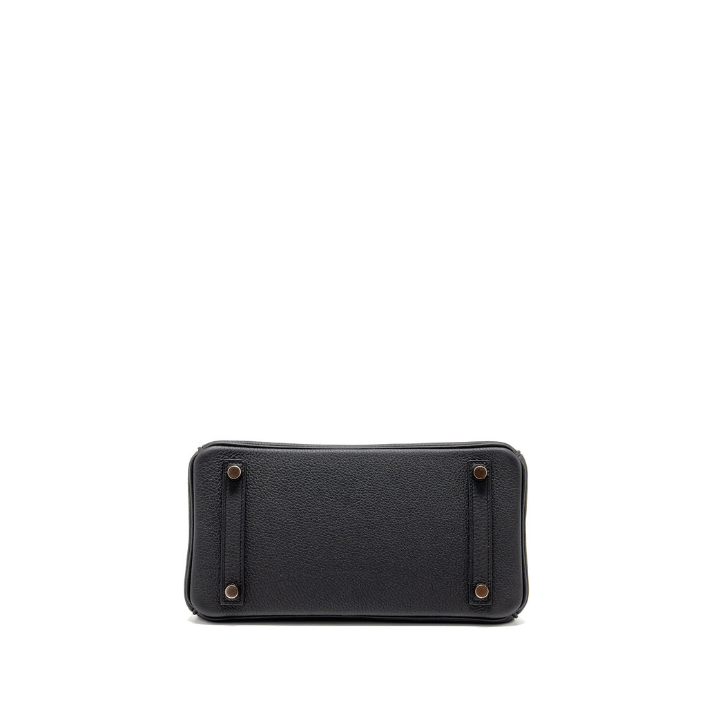 HERMES BIRKIN 25 TOGO BLACK RGHW