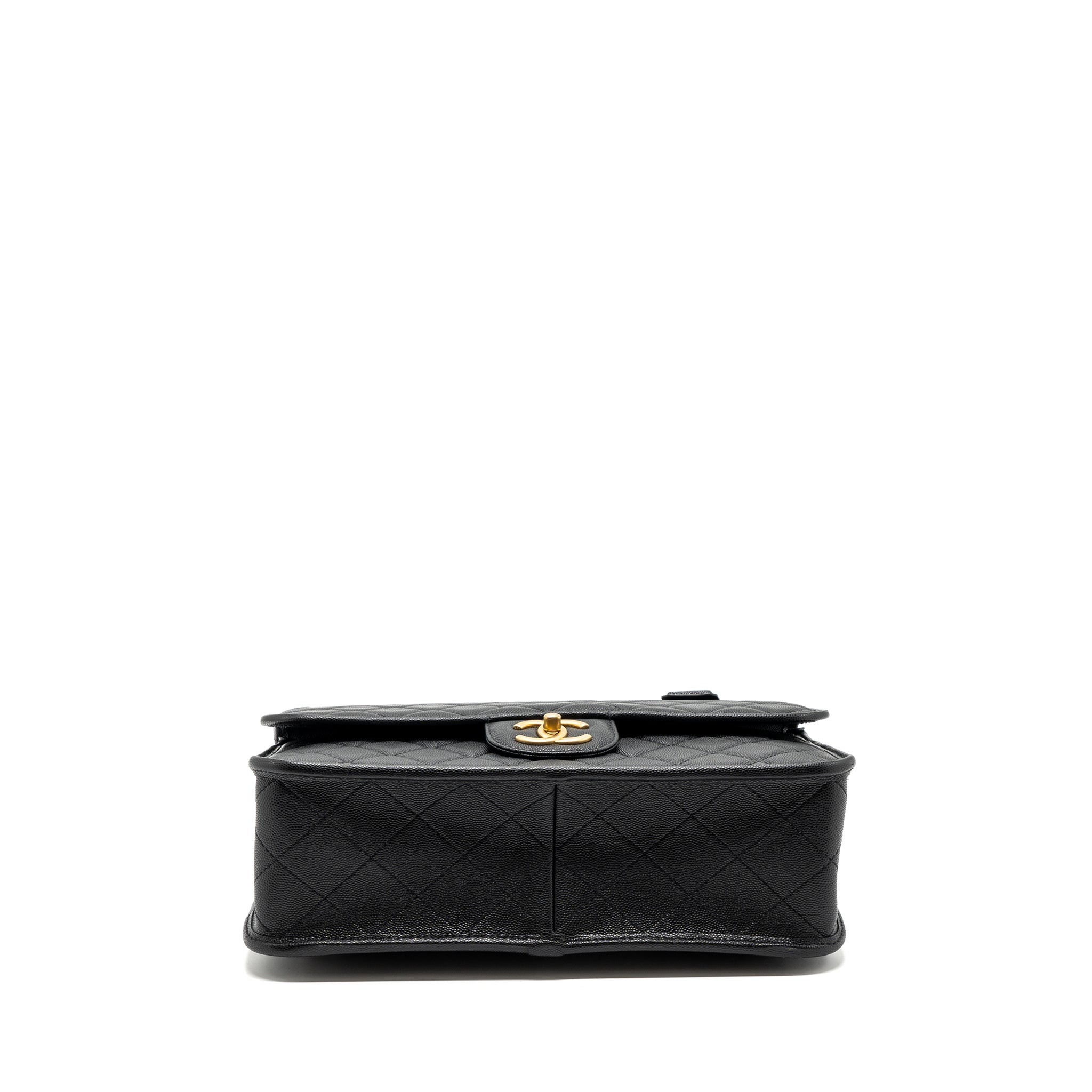 22K LARGE BACKPACK CAVIAR BLACK GHW(MICROCHIP)