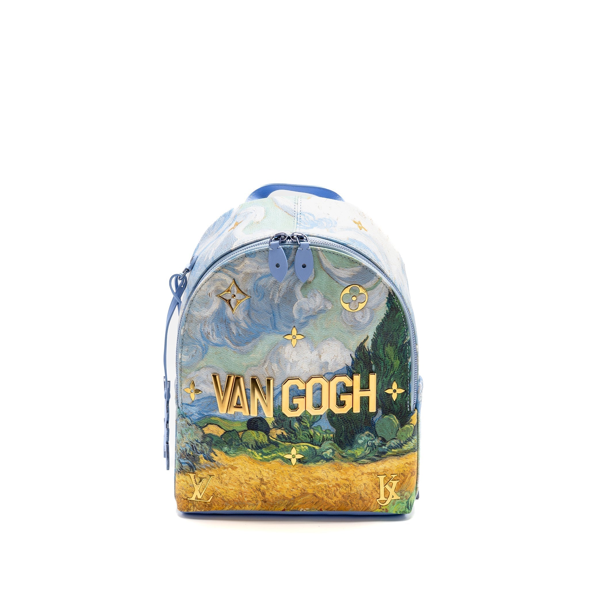 JEFF KOONS VAN GOGH PALM SPRINGS BACKPACK MONOGRAM MULTICOLOUR GHW