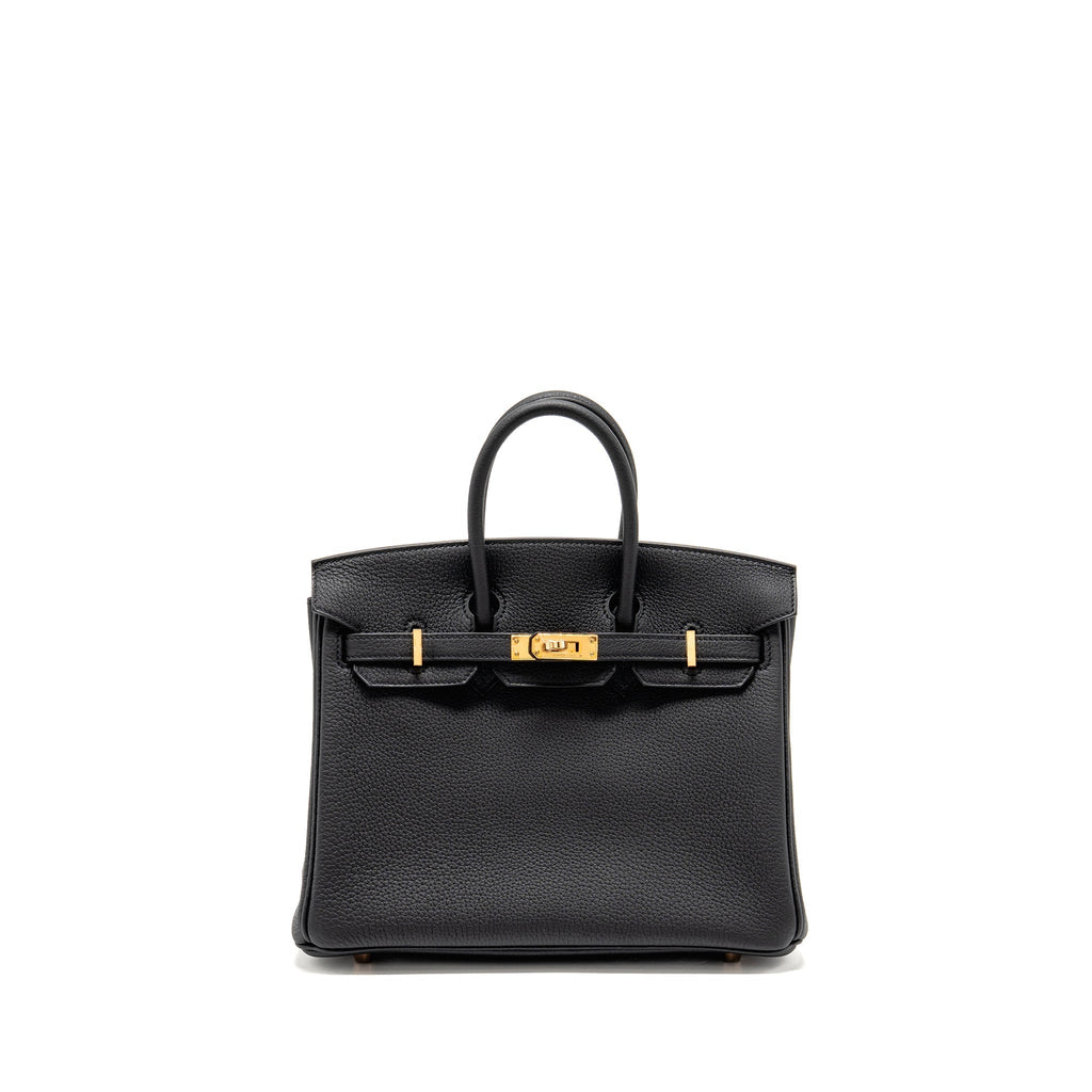HERMES BIRKIN 25 TOGO BLACK RGHW