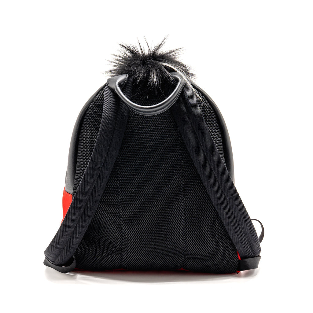 MONSTER BACKPACK NYLON/LEATHER RED/MULTICOLOUR SHW