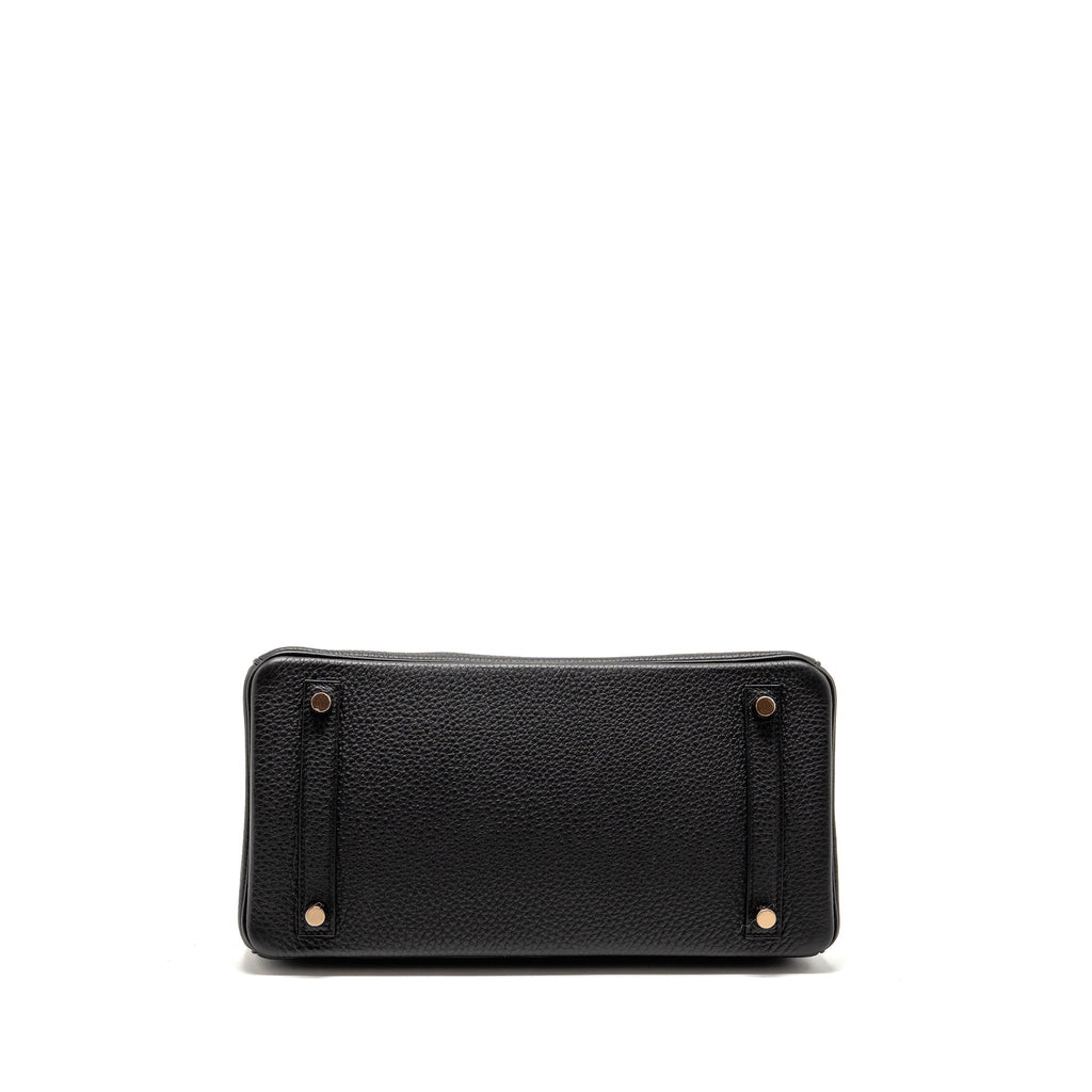 HERMES BIRKIN 30 TOGO BLACK RGHW
