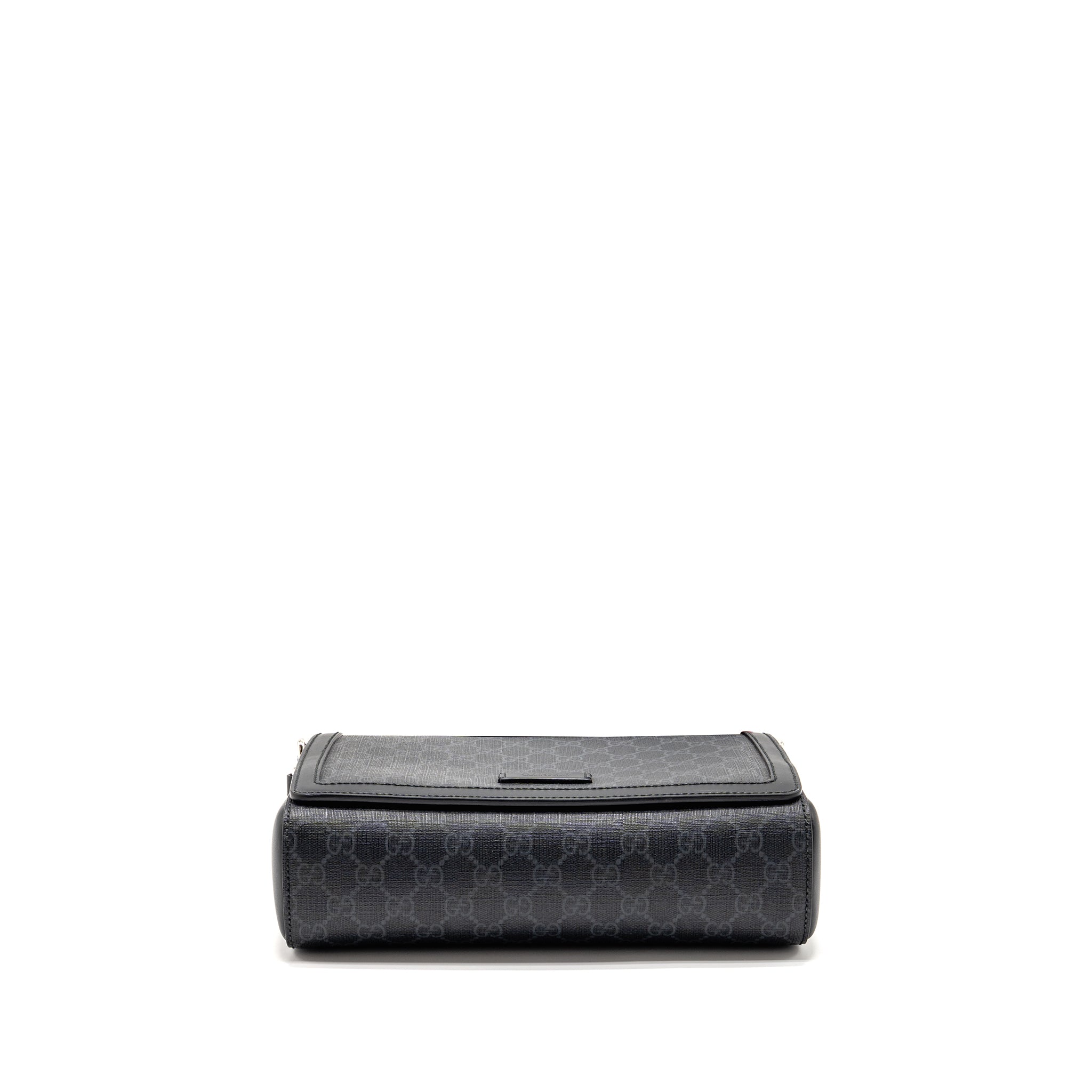 MESSENGER BAG GG SUPREME CANVAS BLACK MULTICOLOUR STRAP SHW