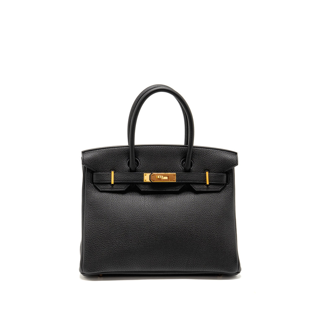HERMES BIRKIN 30 TOGO BLACK RGHW