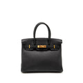 HERMES BIRKIN 30 TOGO BLACK RGHW