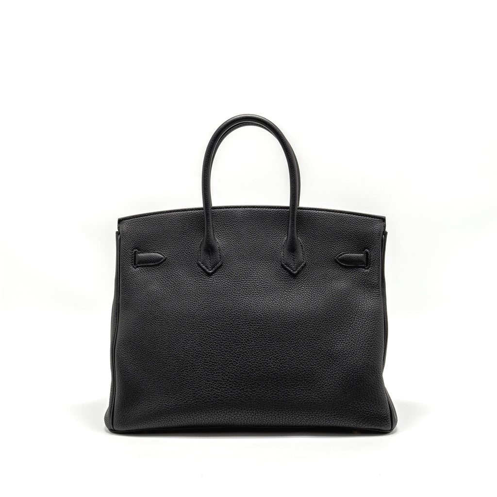 HERMES BIRKIN 35 TOGO BLACK GHW