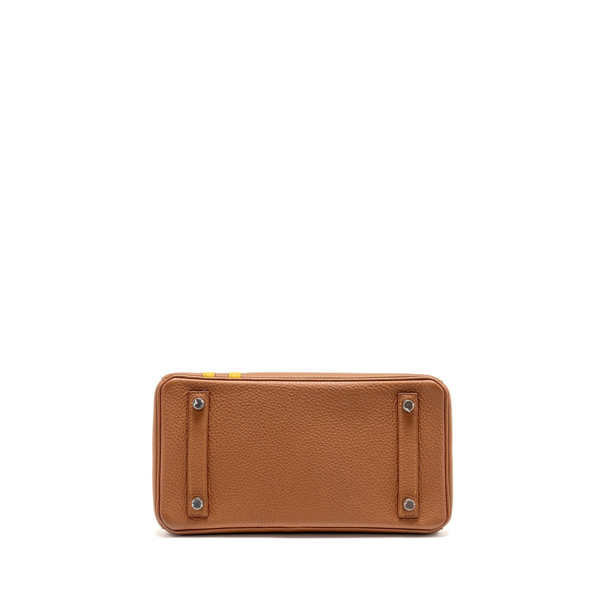 HERMES BIRKIN 25 OFFICER TOGO/SWIFT GOLD/AMBRE SHW