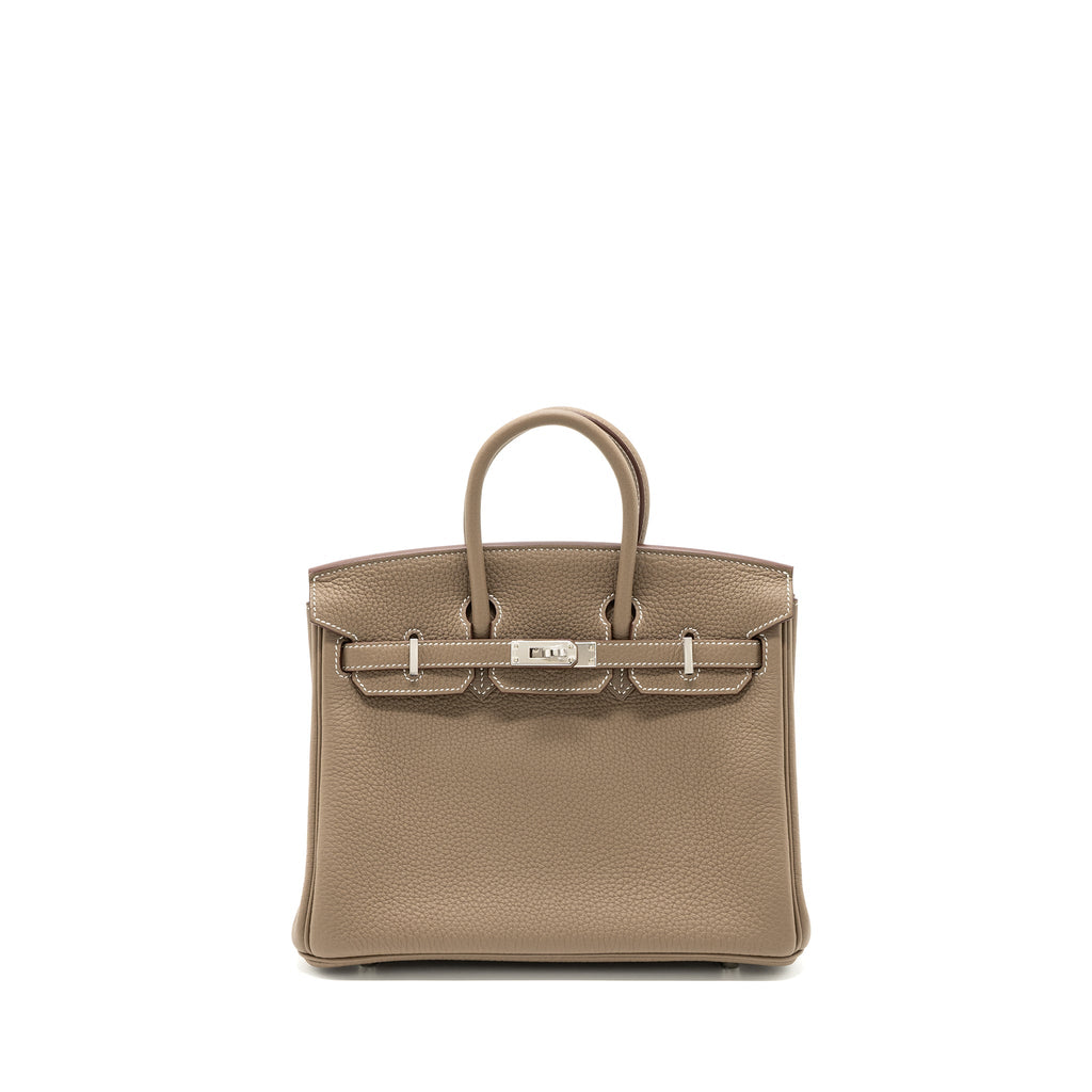 HERMES BIRKIN 25 TOGO ETOUPE SHW