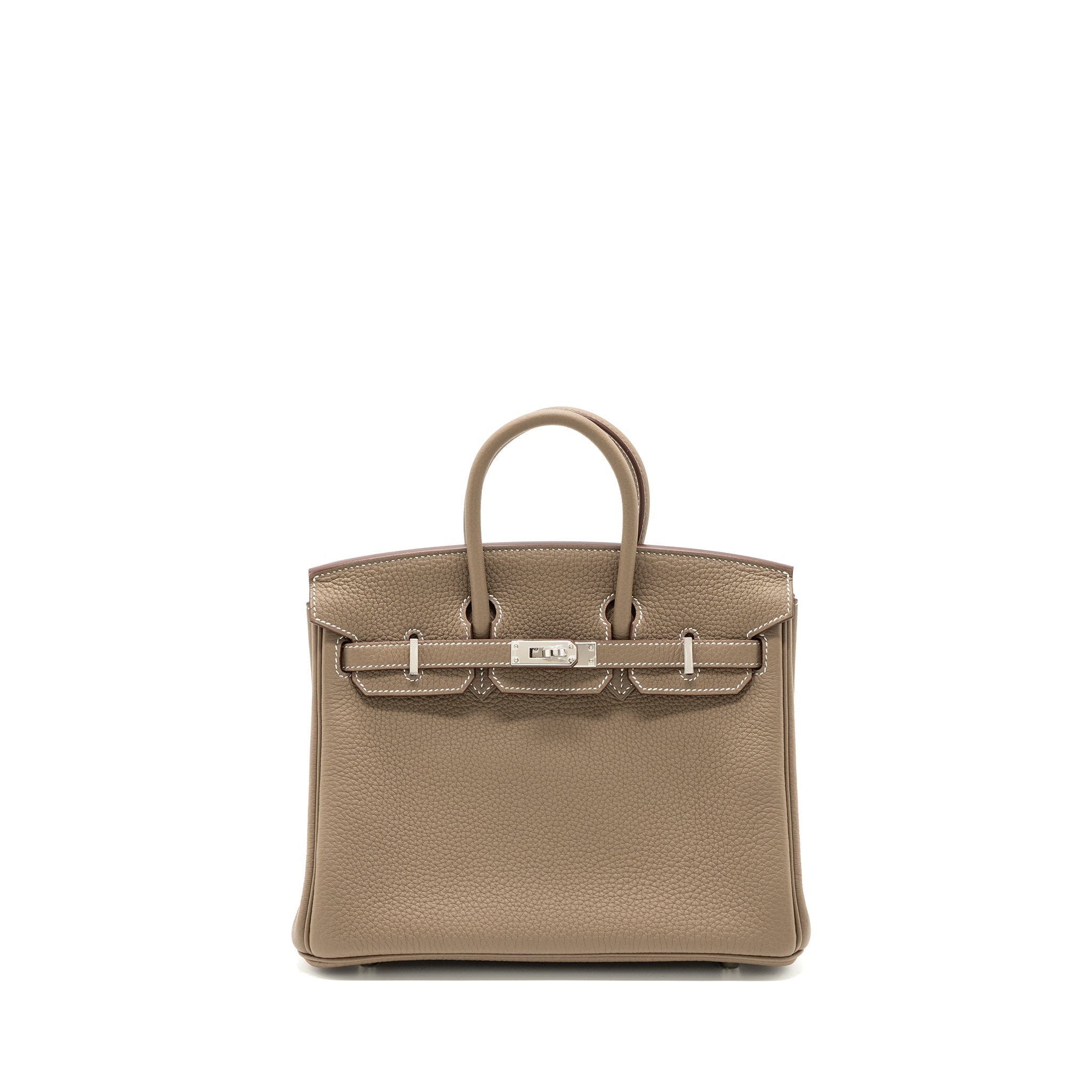 HERMES BIRKIN 25 TOGO ETOUPE SHW