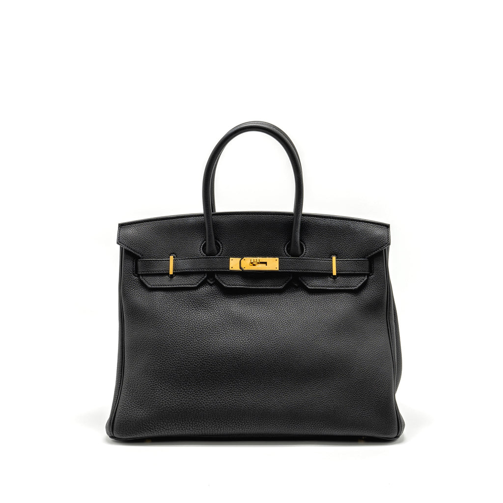 HERMES BIRKIN 35 TOGO BLACK GHW