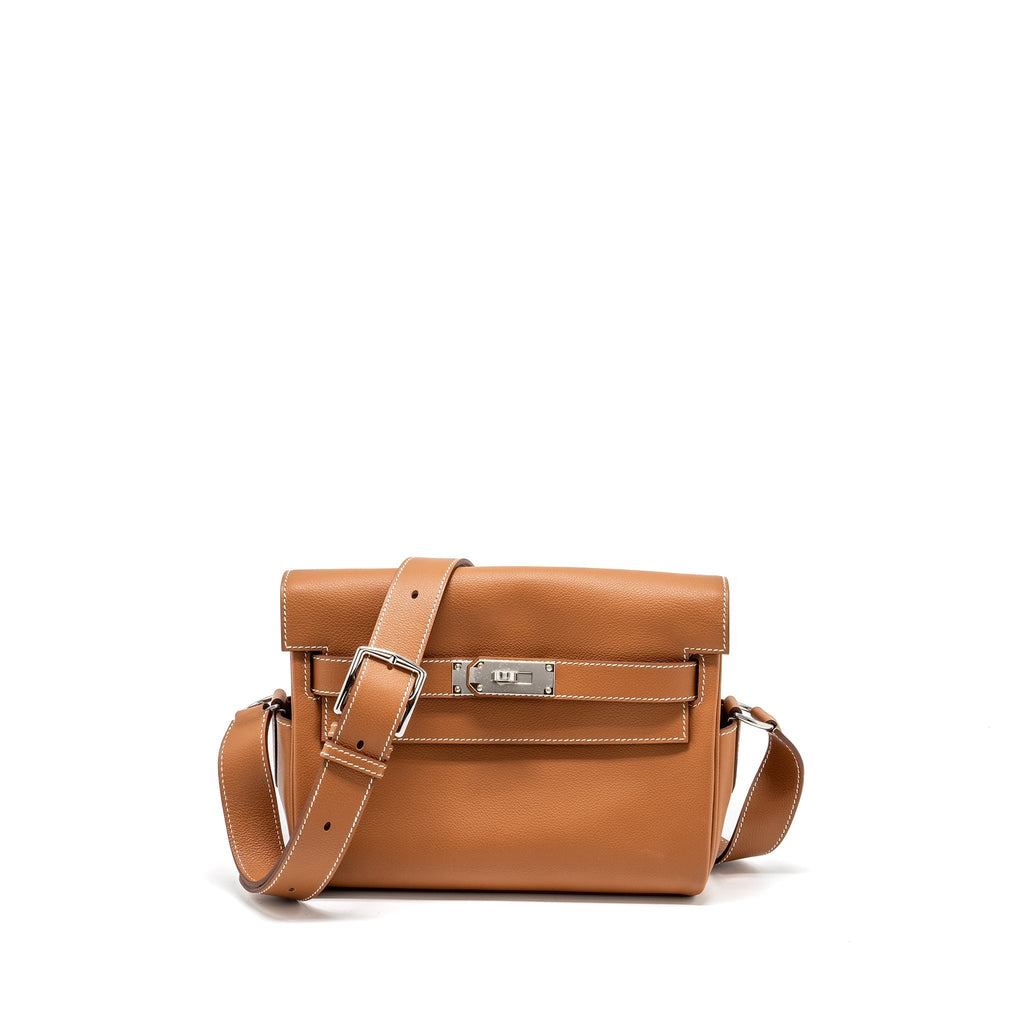 KELLY MESSENGER PM BAG EVERCOLOR GOLD SHW