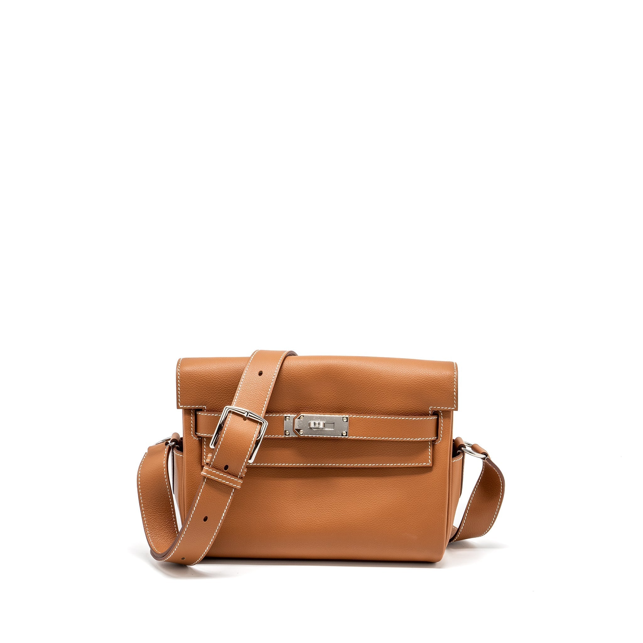KELLY MESSENGER PM BAG EVERCOLOR GOLD SHW