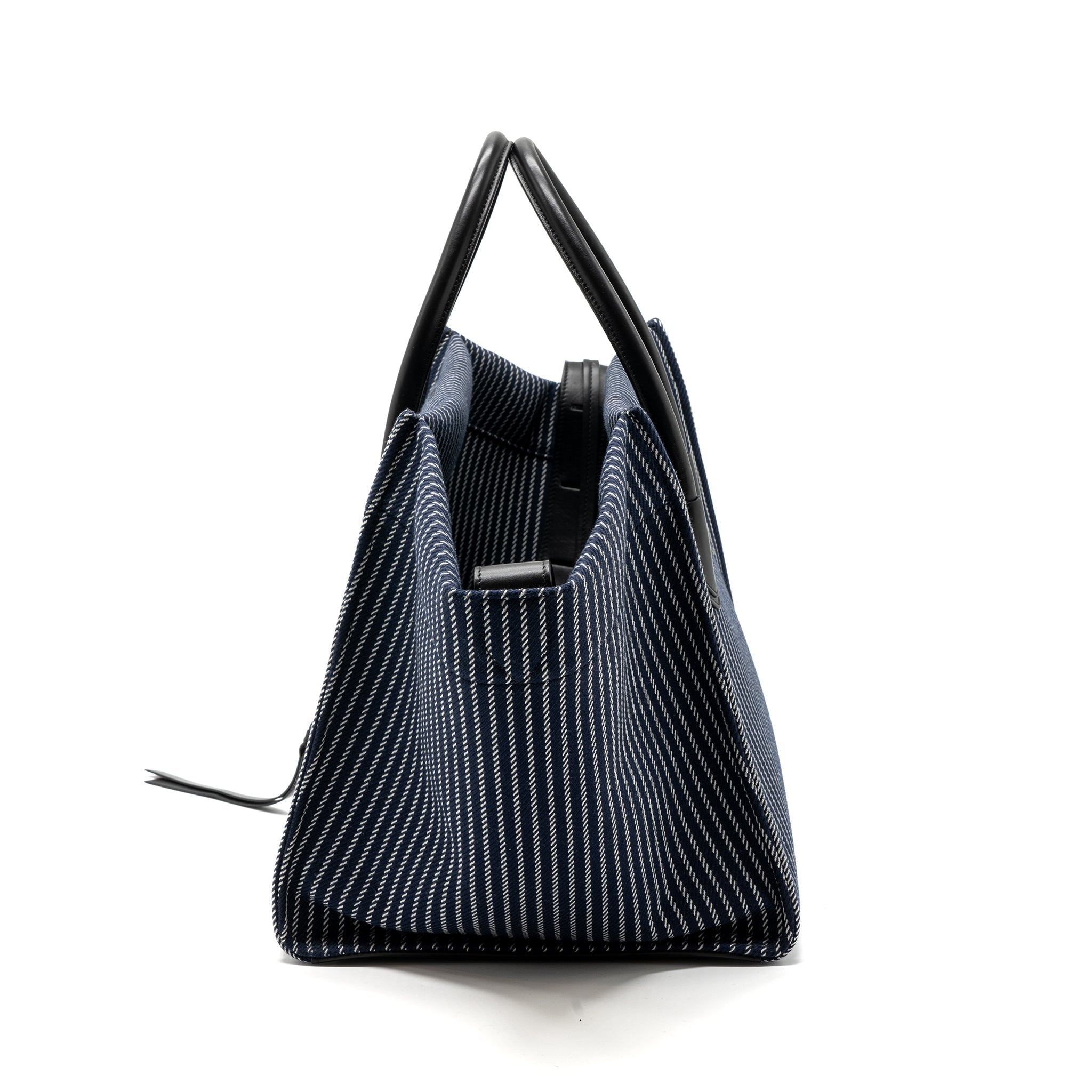 PHANTOM LUGGAGE BAG CANVAS /  LEATHER DARK BLUE / BLACK GHW