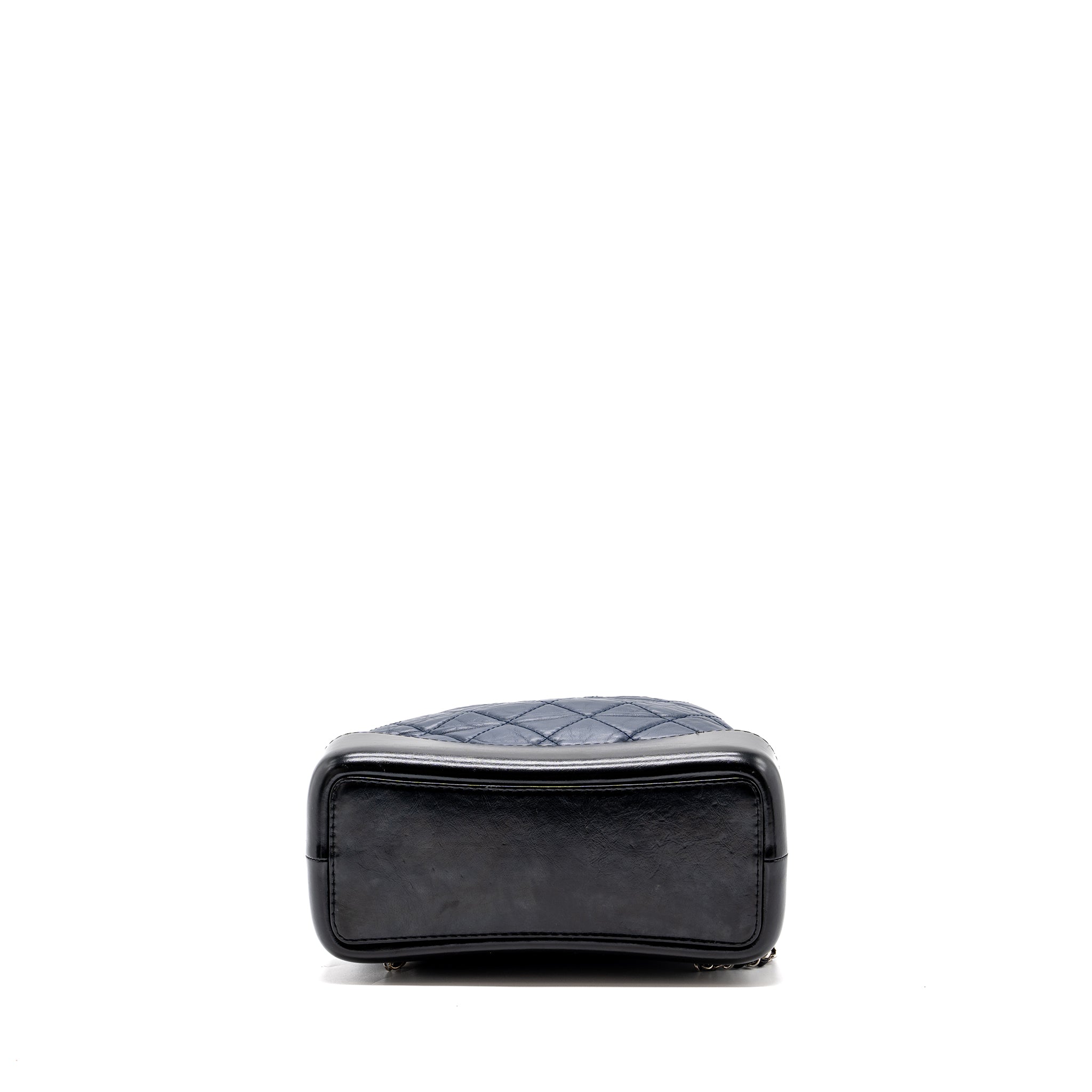 SMALL GABRIELLE BACKPACK AGED CALFSKIN NAVY BLUE/ BLACK RUTHENIUM HARDWARE