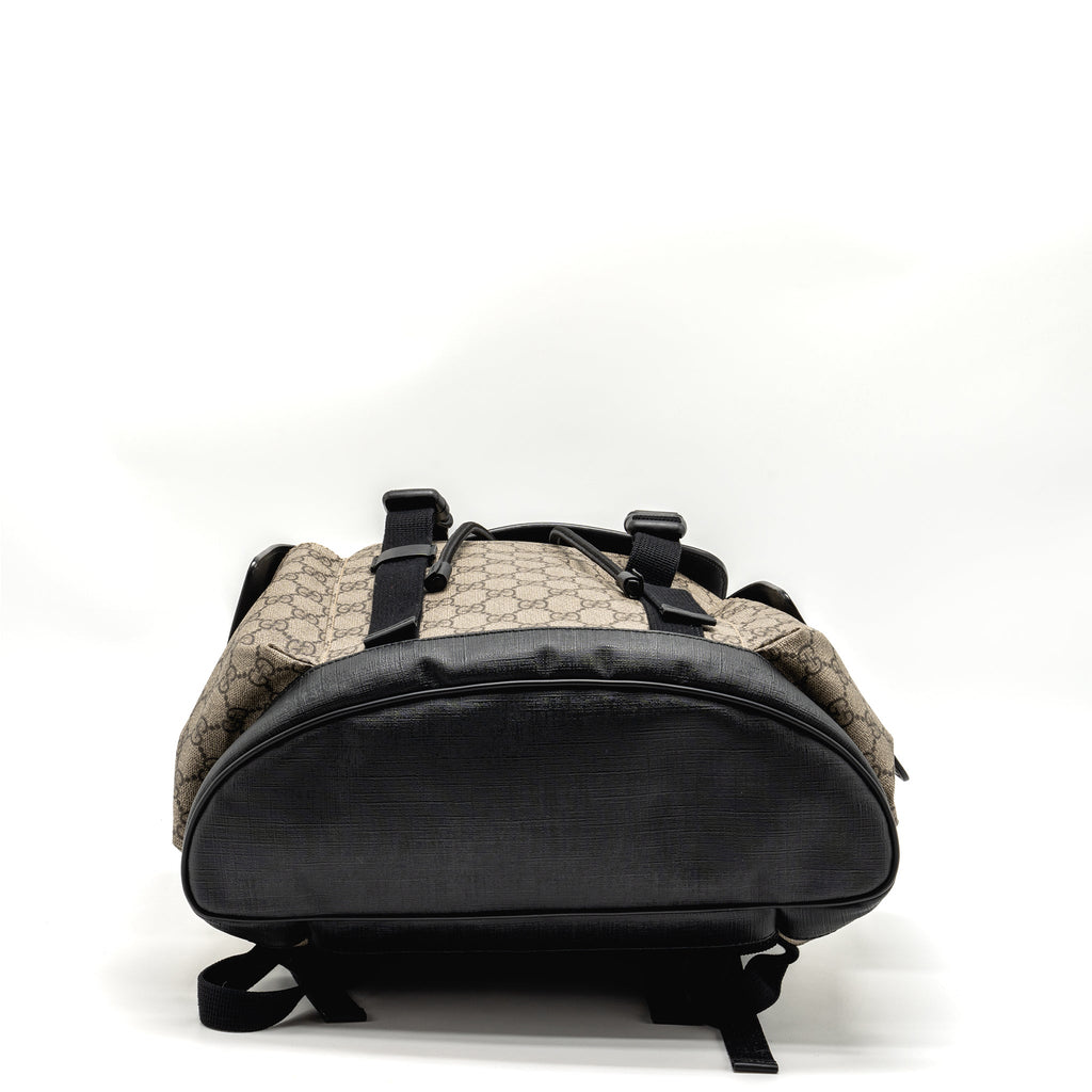 SOFT DOUBLE BUCKLE BACKPACK GG SUPREME CANVAS SHW