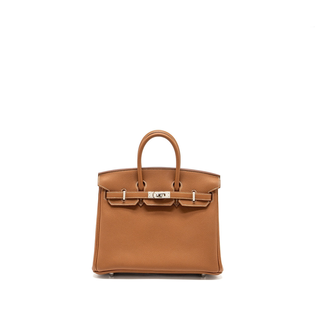 HERMES BIRKIN 25 TOGO GOLD SHW
