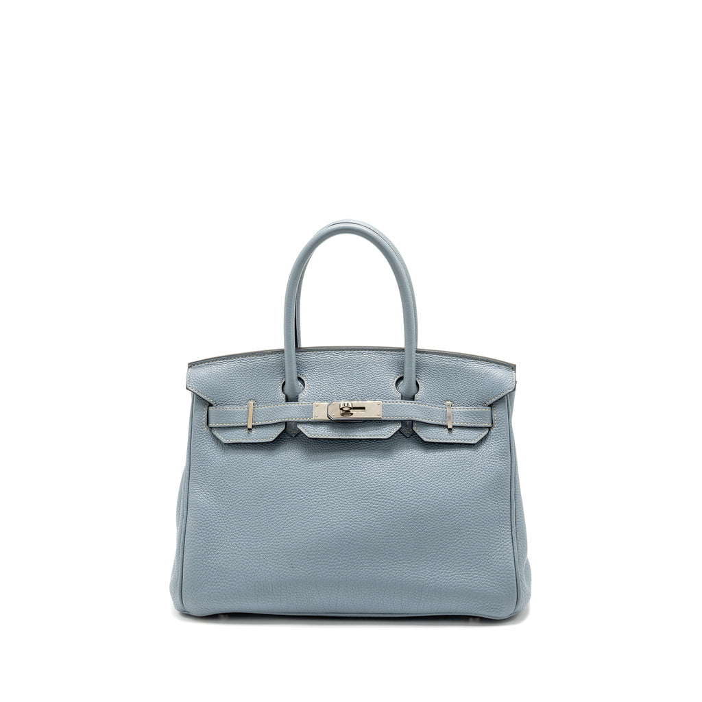 HERMES BIRKIN 30 TOGO BLUE LIN SHW
