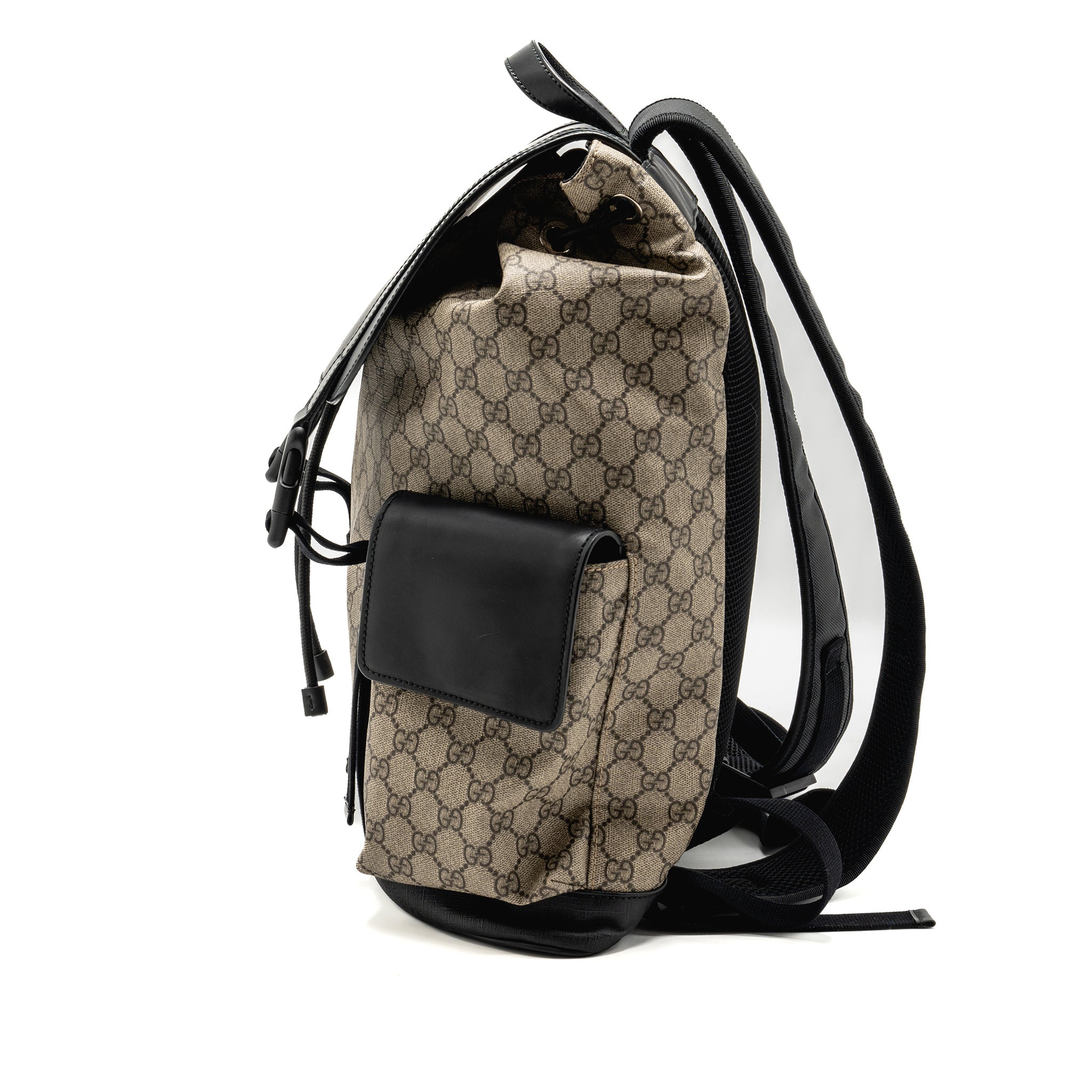 SOFT DOUBLE BUCKLE BACKPACK GG SUPREME CANVAS SHW