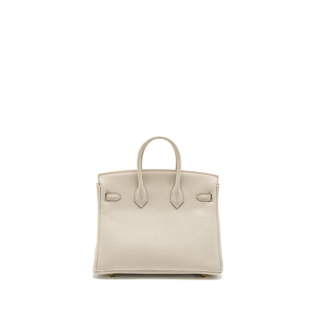 HERMES BIRKIN 25 TOGO BETON GHW