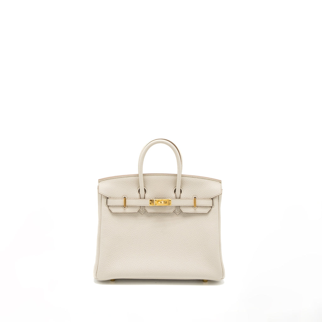 HERMES BIRKIN 25 TOGO BETON GHW