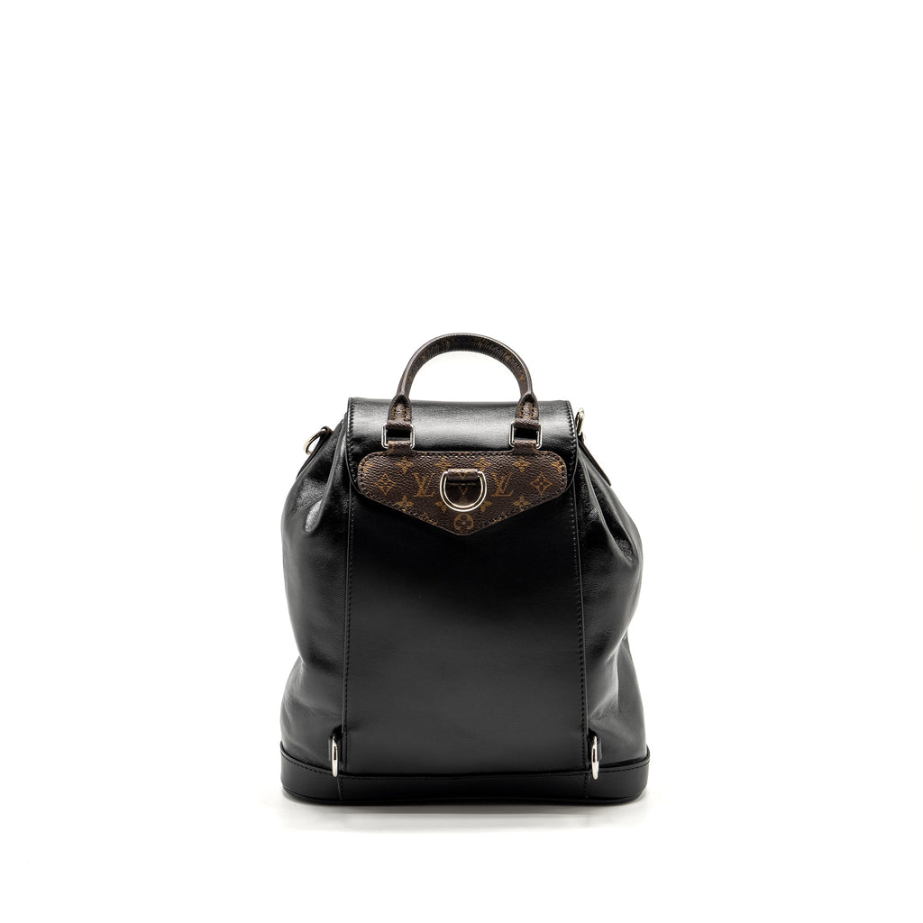 MONTSOURIS BACKPACK PM LAMBSKIN BLACK SHW