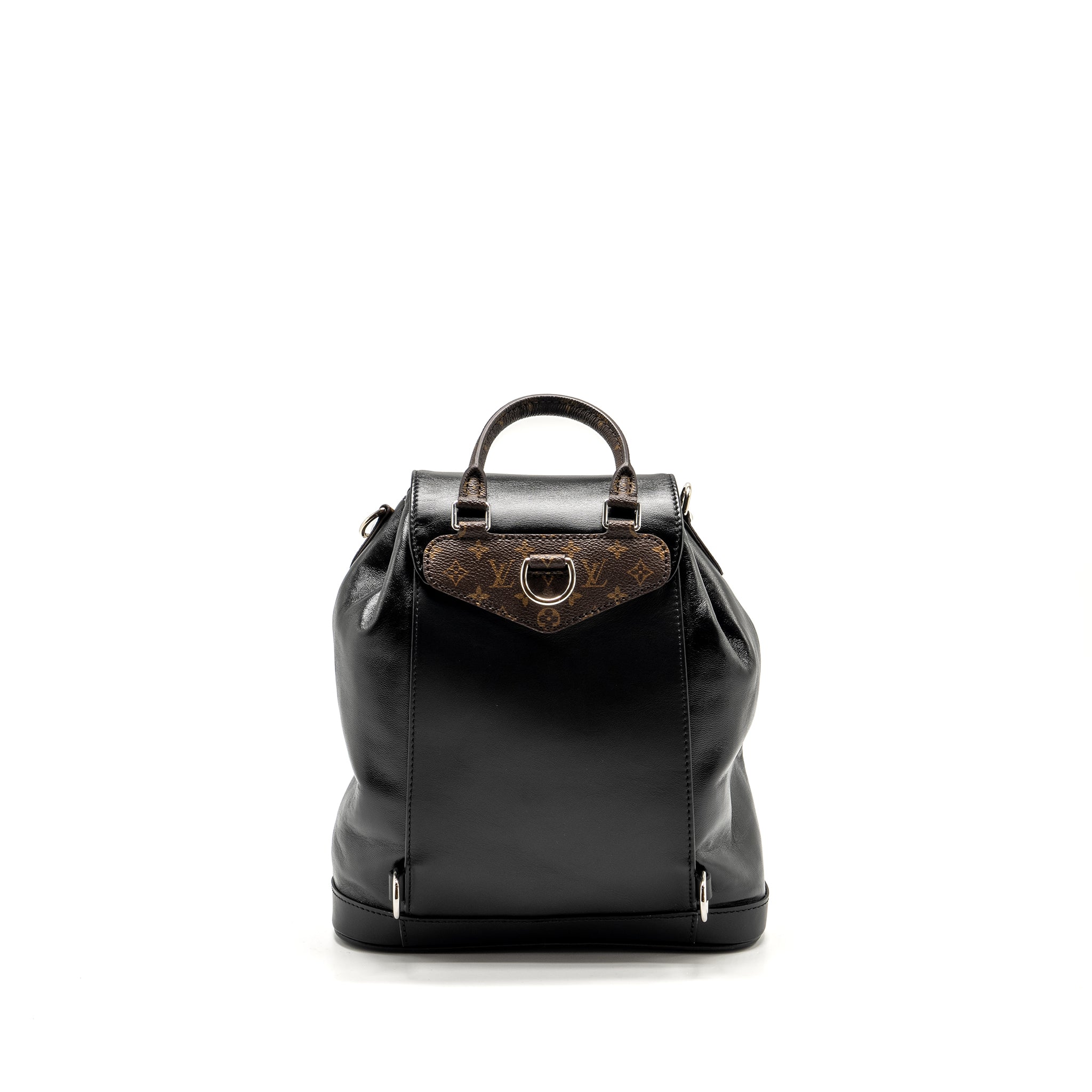 MONTSOURIS BACKPACK PM LAMBSKIN BLACK SHW