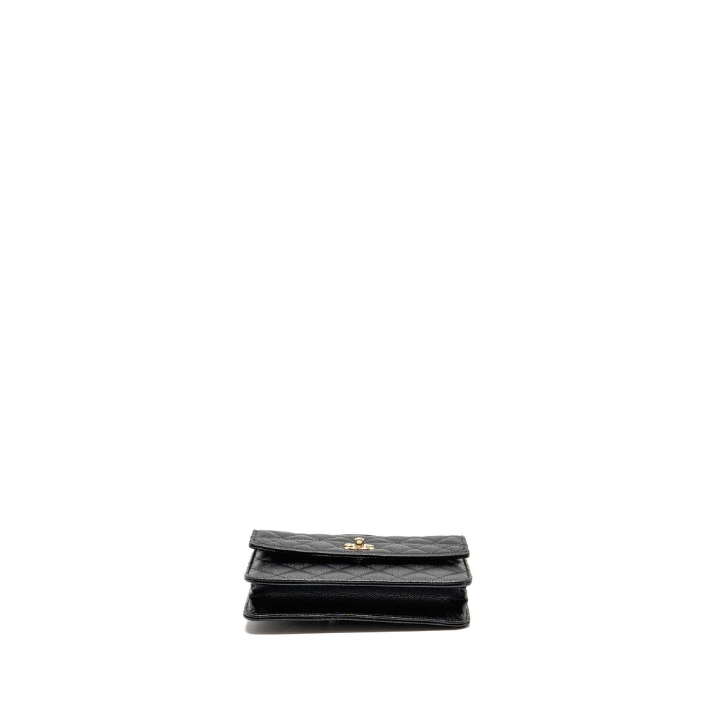 25C QUILTED CC TOP HANDLE MINI BACKPACK CAVIAR BLACK LGHW (MICROCHIP)