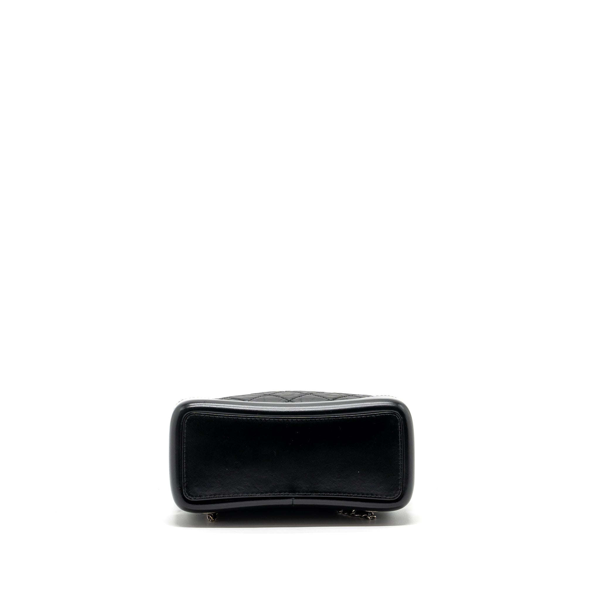 SMALL GABRIELLE BACKPACK AGED CALFSKIN BLACK MULTICOLOR HARDWARE