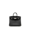 HERMES BIRKIN 25 TOUCH TOGO/ALLIGATOR MISSISSIPPIENSIS MAT BLACK SHW