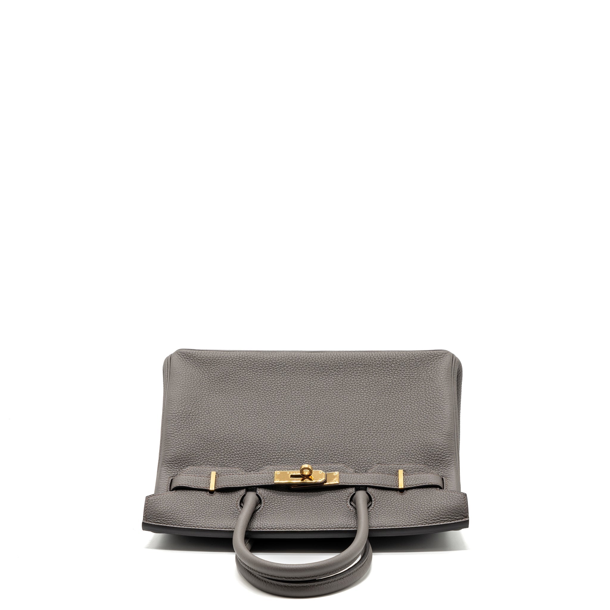 HERMES BIRKIN 30 TOGO GRIS ETAIN RGHW
