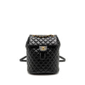 URBAN SPIRIT FLAP BACKPACK LAMBSKIN BLACK GHW