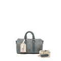 KEEPALL BANDOULIERE 25 WASHED DENIM CANVAS BLUE SHW