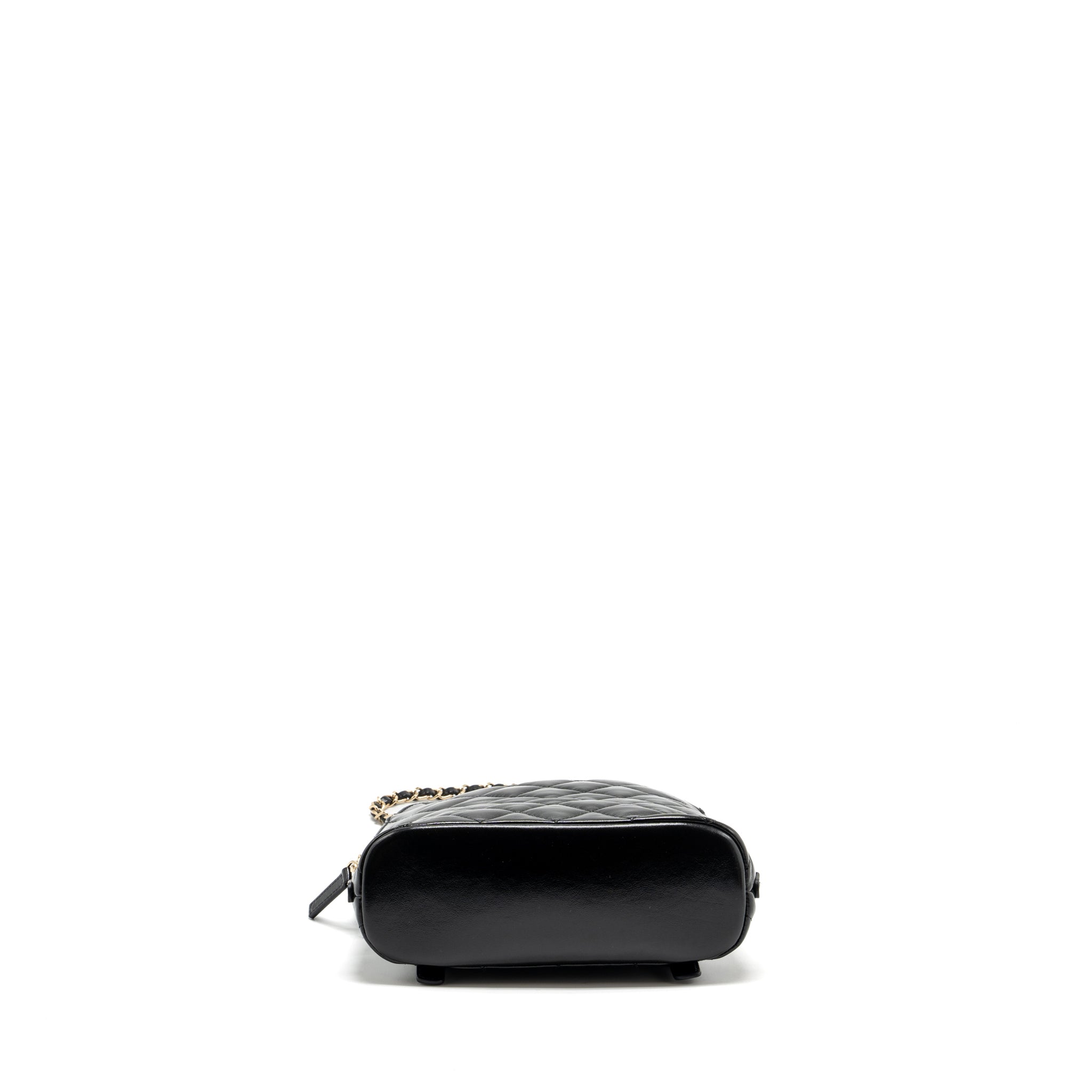 22A MINI BACKPACK PATENT BLACK LGHW (MICROCHIP)