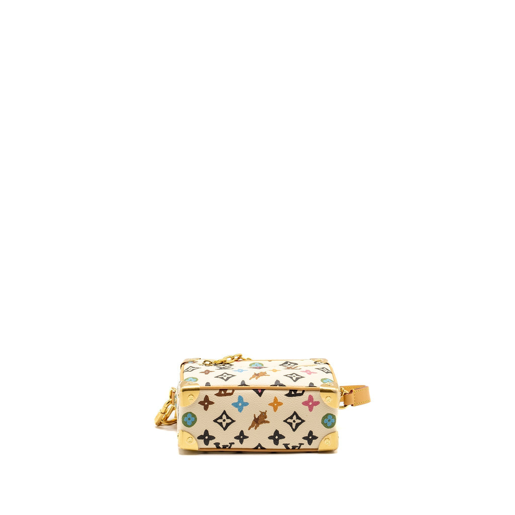 MINI SOFT TRUNK MONOGRAM CRAGGY CANVAS GHW