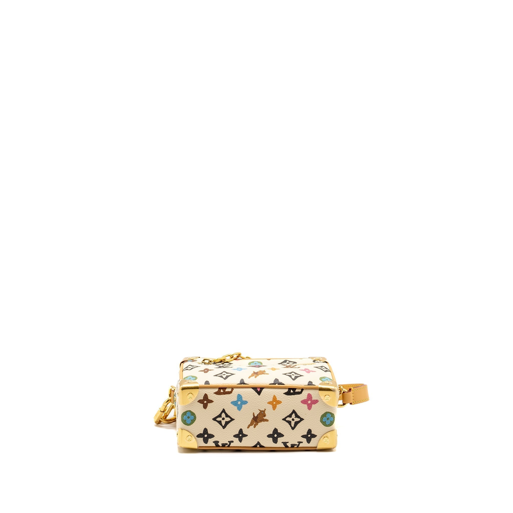 MINI SOFT TRUNK MONOGRAM CRAGGY CANVAS GHW