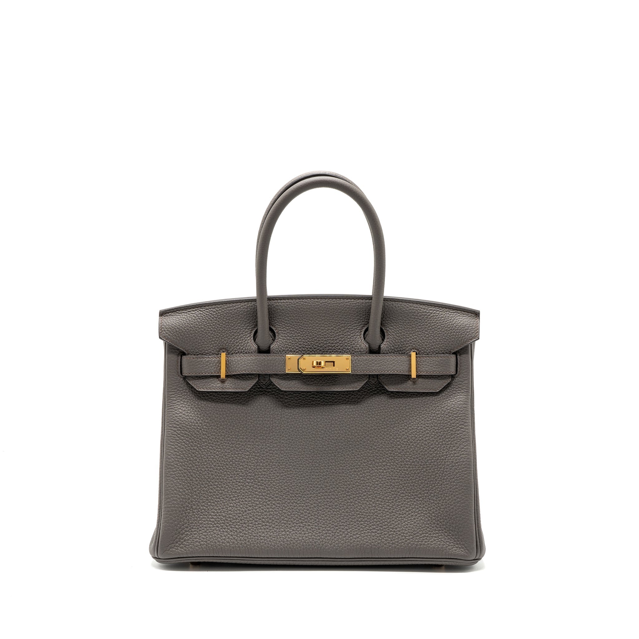 HERMES BIRKIN 30 TOGO GRIS ETAIN RGHW