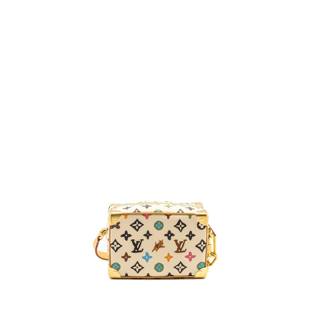 MINI SOFT TRUNK MONOGRAM CRAGGY CANVAS GHW