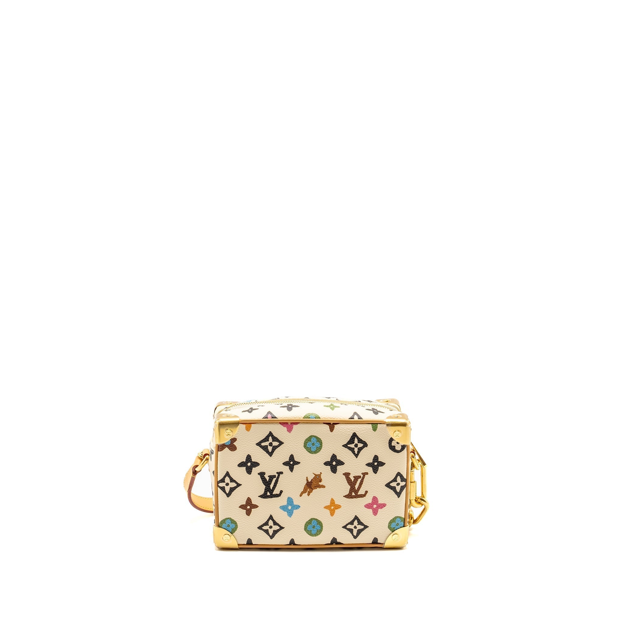 MINI SOFT TRUNK MONOGRAM CRAGGY CANVAS GHW