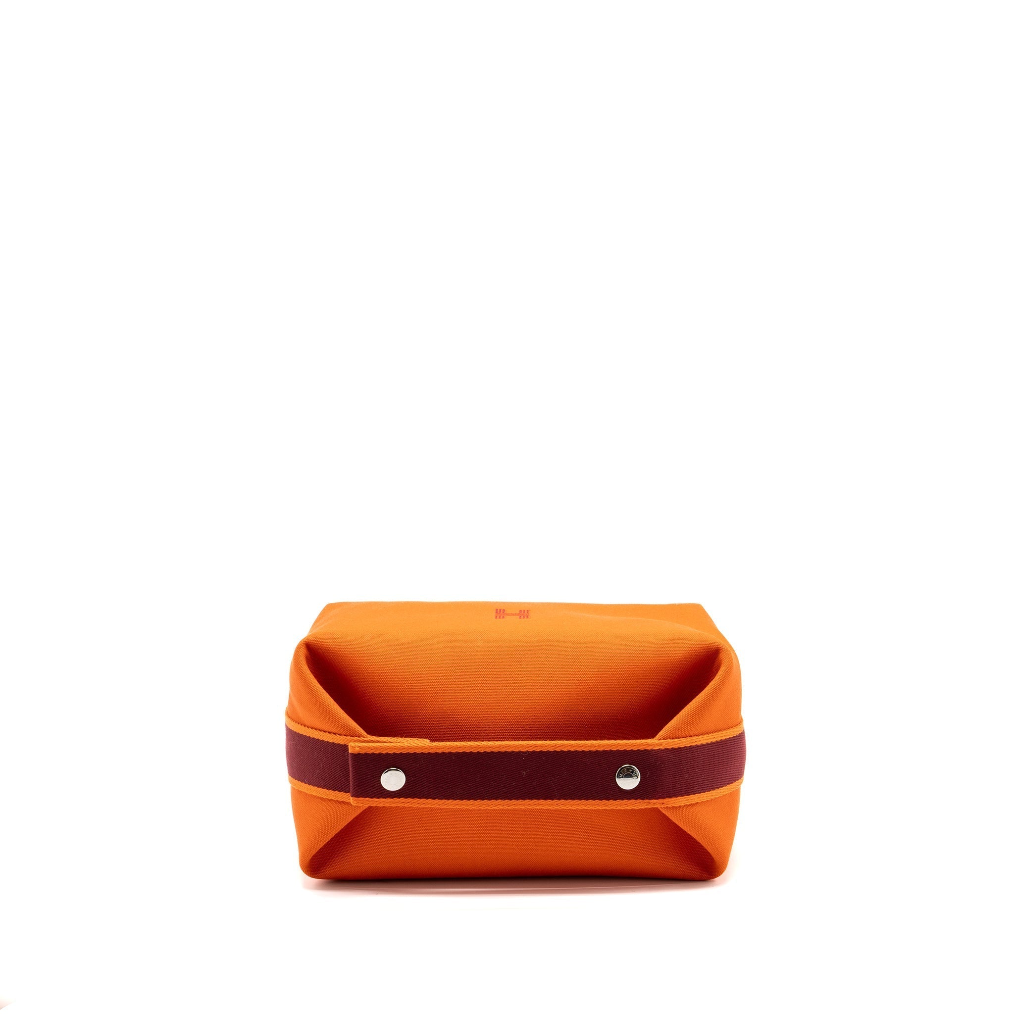 TROUSSE DE TOILETTE BRIDE A BRAC TRAVEL POUCH CANVAS ORANGE SHW