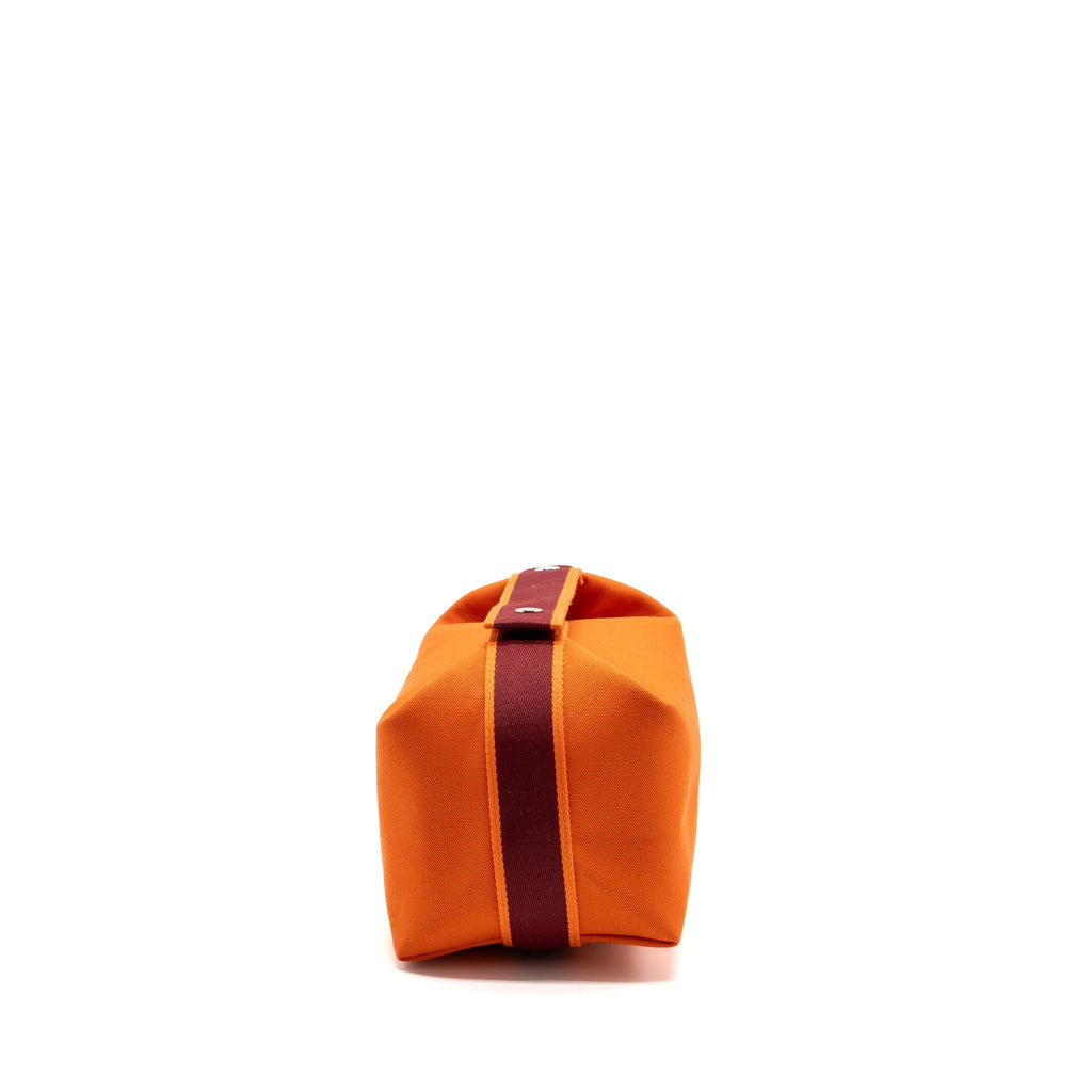 TROUSSE DE TOILETTE BRIDE A BRAC TRAVEL POUCH CANVAS ORANGE SHW