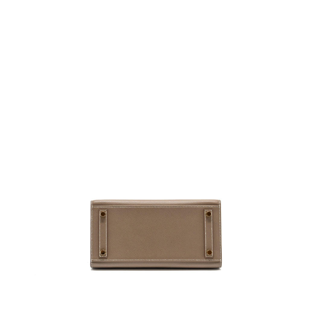 HERMES BIRKIN 25 EPSOM ETOUPE GHW