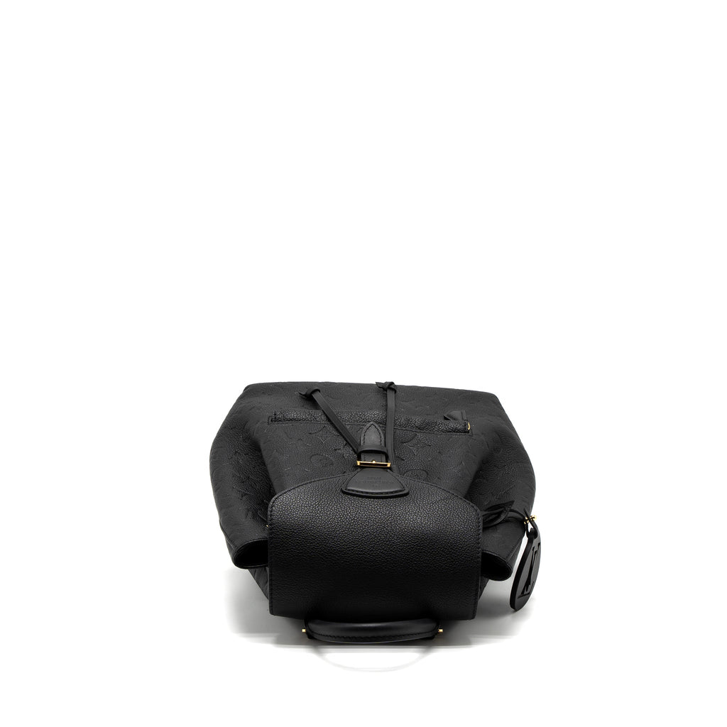 MONTSOURIS BACKPACK MONOGRAM EMPREINTE BLACK GHW (NEW VERSION)