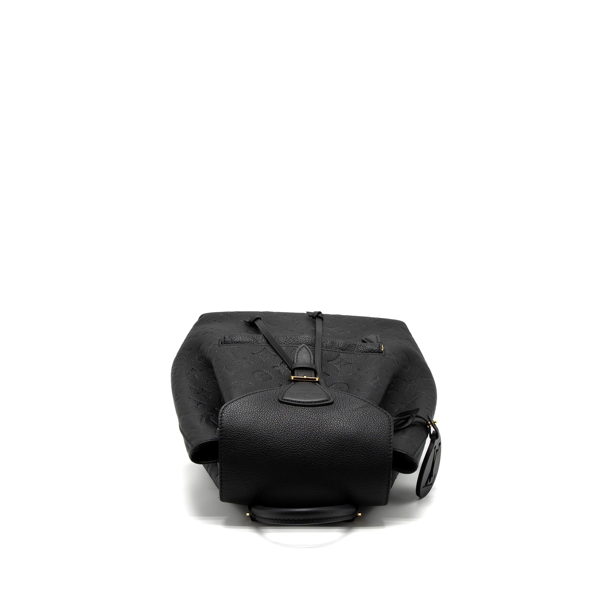 MONTSOURIS BACKPACK MONOGRAM EMPREINTE BLACK GHW (NEW VERSION)