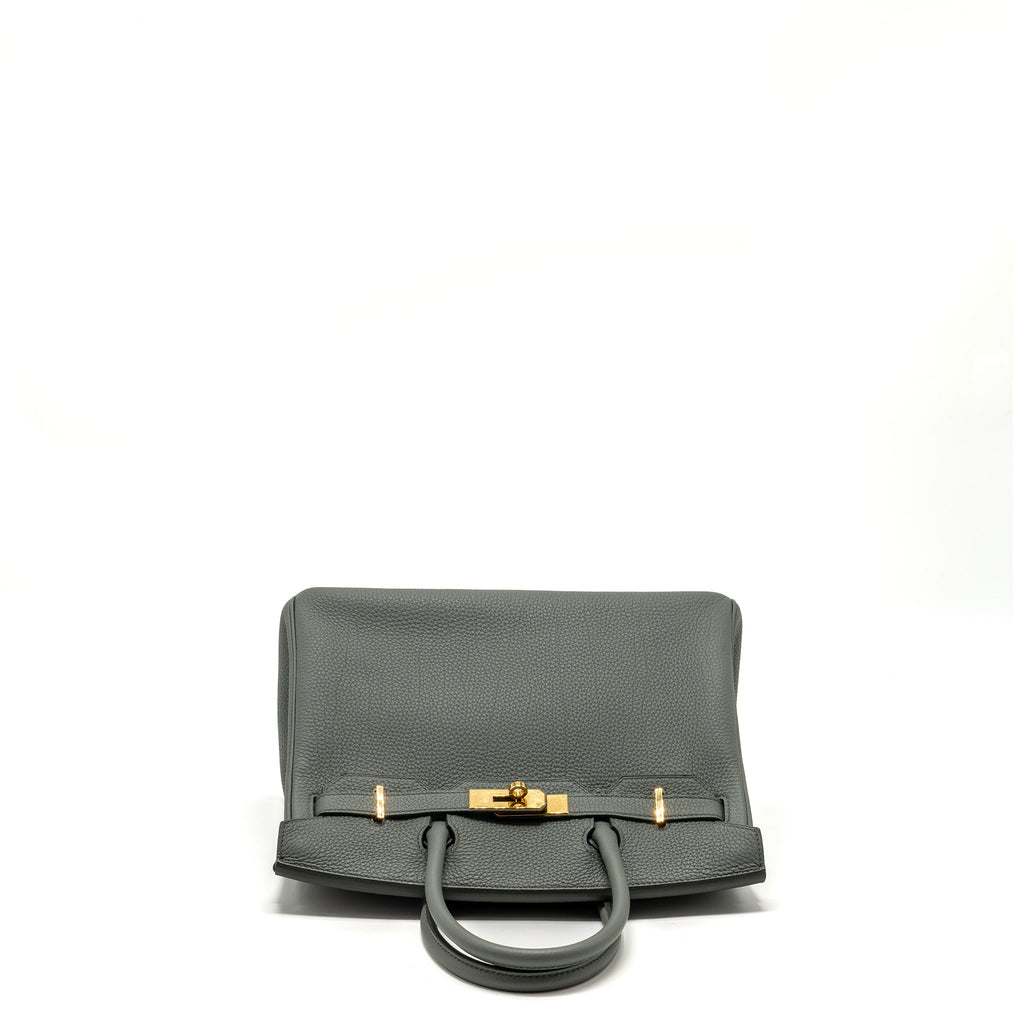 HERMES BIRKIN 30 TOGO VERT AMANDE GHW