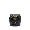 24C 19 BACKPACK SHINY LAMBSKIN BLACK MULTICOLOUR HARDWARE(MICROCHIP)