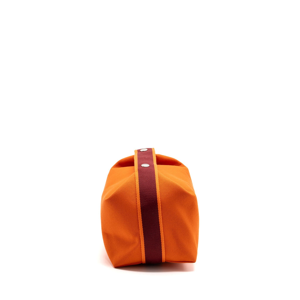 TROUSSE DE TOILETTE BRIDE A BRAC TRAVEL POUCH CANVAS ORANGE SHW