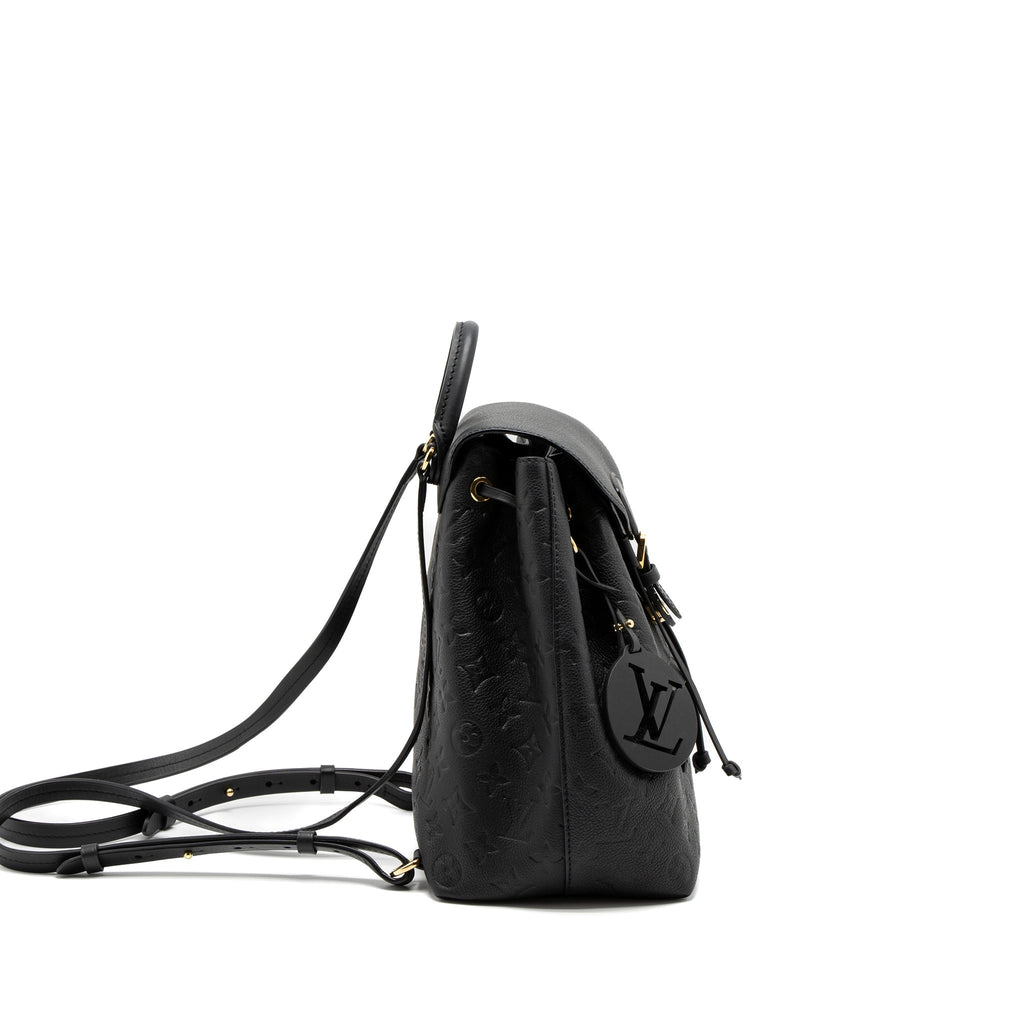 MONTSOURIS BACKPACK MONOGRAM EMPREINTE BLACK GHW (NEW VERSION)