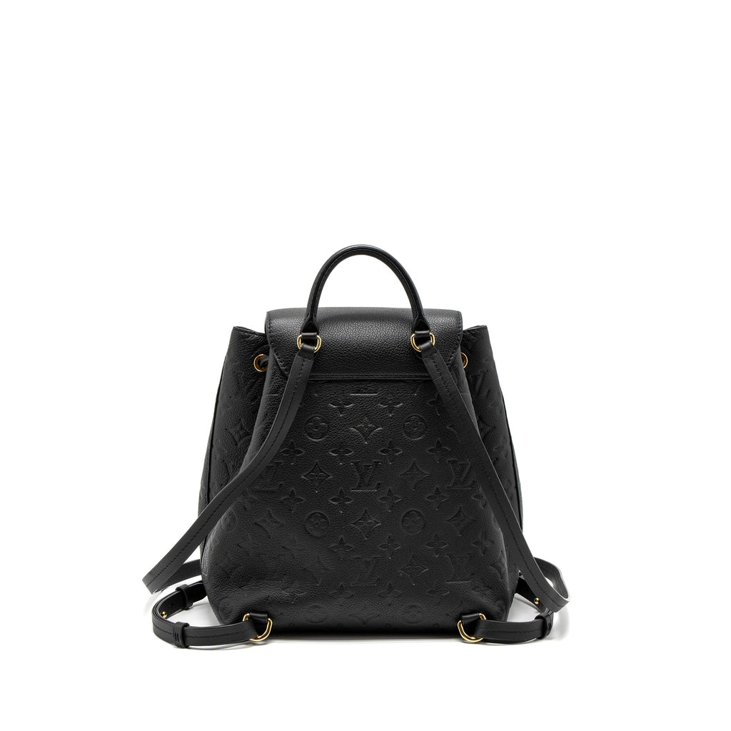 MONTSOURIS BACKPACK MONOGRAM EMPREINTE BLACK GHW (NEW VERSION)