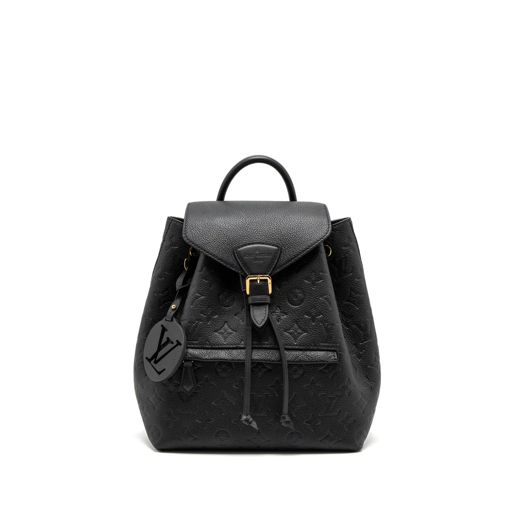 MONTSOURIS BACKPACK MONOGRAM EMPREINTE BLACK GHW (NEW VERSION)
